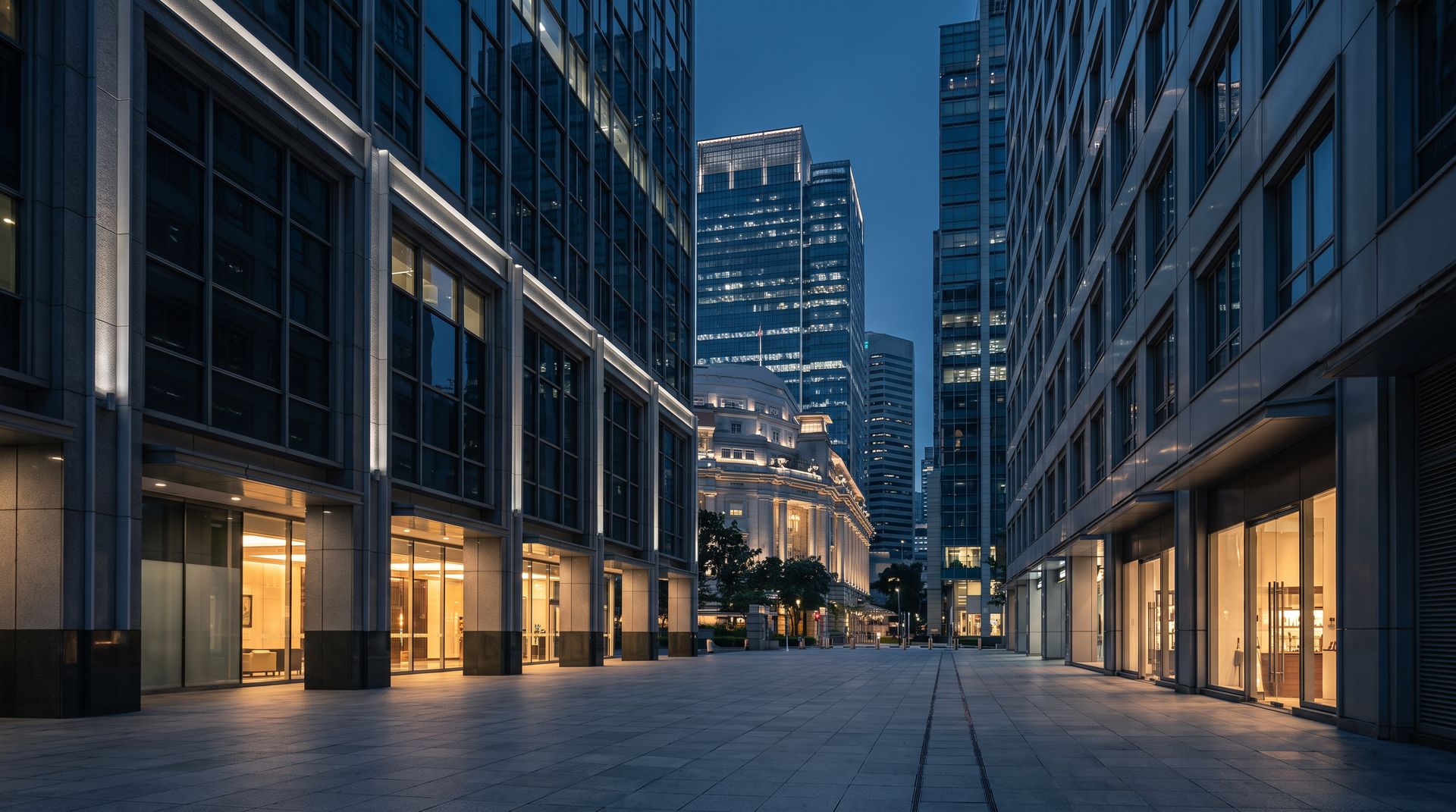 Singapore CBD skyline at Raffles Place — legal, risk and compliance recruitment in Singapore by Arctiva Partners